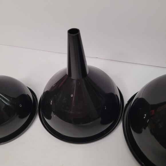 Set of Three Black Funnels - Picture 7 of 9